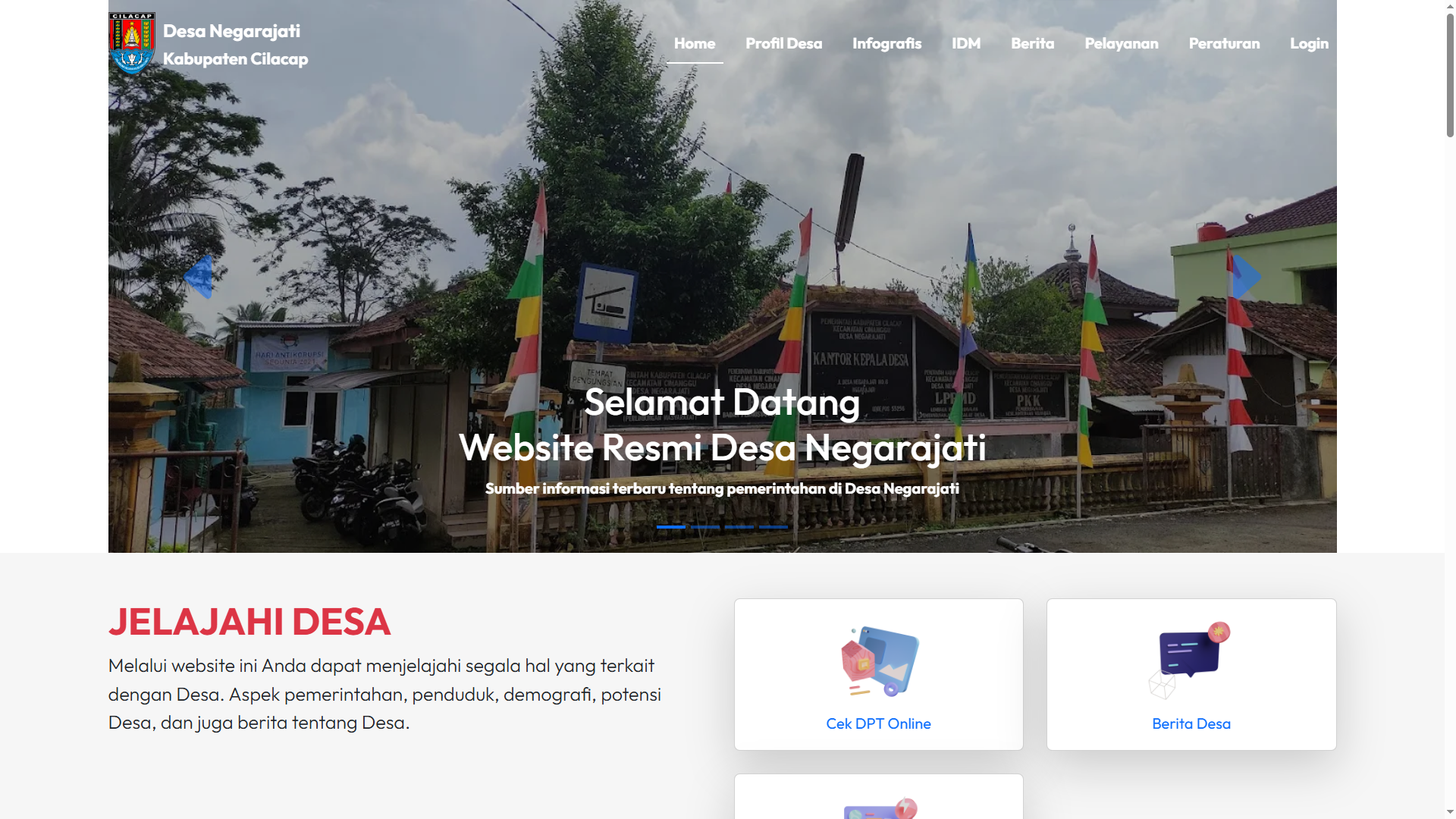 Website Desa Negarajati